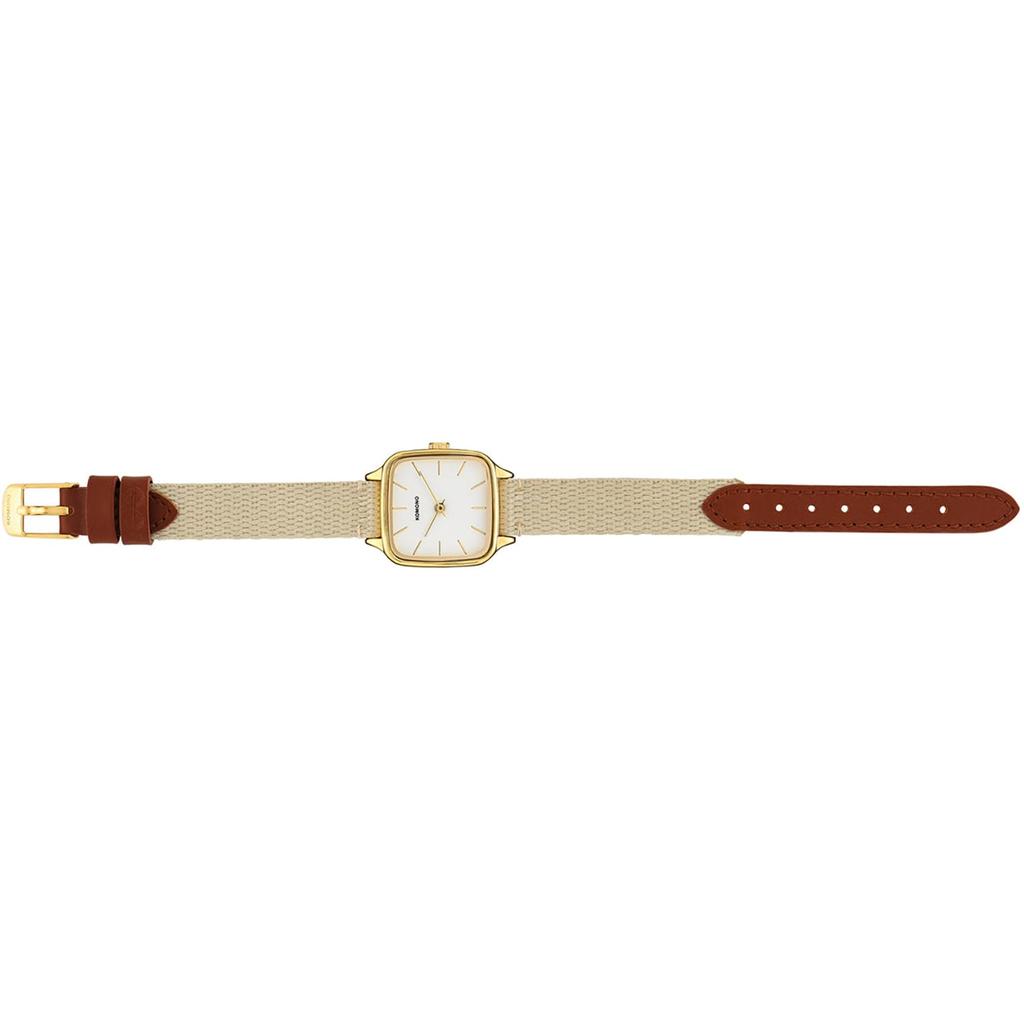 Authorized Dealer [KOMONO] Women's Kate Heritage Watch KOM-W4283 in Tan