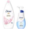 Dove Cherry Blossom Bath Milk & Cleansing Foam Duo