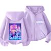 Kpop Demon Hunters Zip Up Sweatshirts Hoodie Coat Children Clothes Kid Girl Boy Sweatshirt Y2k Hoody Baby Casual Top