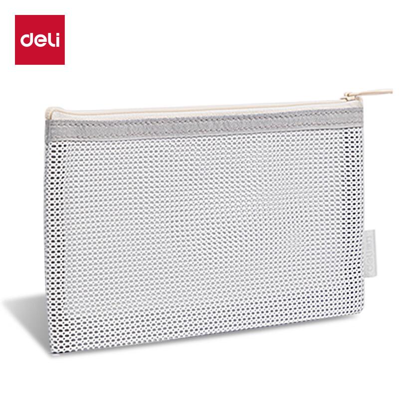 Deli A6 Polyester Zipper Pencil Pouch