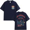 Rapper MGK Lost XX Americana Tour 2026 Spring Summer Graphic Printed TShirt Harajuku Fashion Casual Pure Cotton Streetwear
