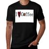 I Love Coffee Tshirt Minimal Art Print Tshirt
