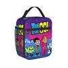 Teen Titans Go Games Insulated Lunch Bag Cooler Bag Reusable,Meal Container High Capacity Lunch Box Tote Girl Boy Beach Picnic