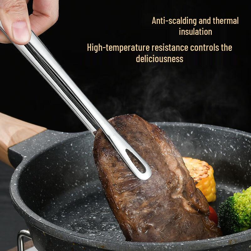 304 Stainless Steel Korean BBQ Tongs
