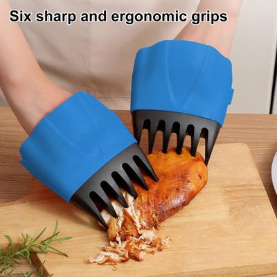 Chicken Shredder Bear Claw Shape Meat Vegetable Shredder Claws Handheld Pulled Pork Shredder Quick Meat Shredding Device