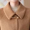 Stylish Spring & Fall Wool Coat for Petite Middle-aged & Elderly Women 2026