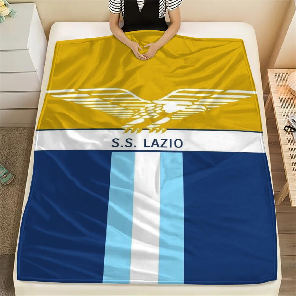 1PC Lazio Print Flannel Blanket, High Quality Comfortable for All Seasons, Home Decor, Warmth and Comfort, Perfect for Christmas Gifts