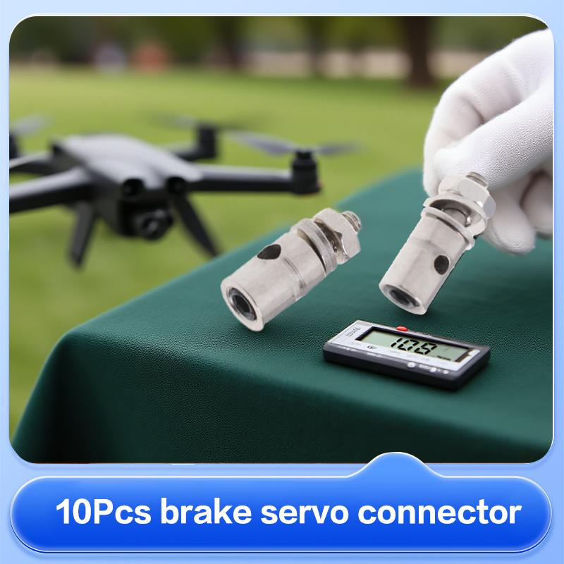 10Pcs RC Airplane Boat Pushrod Linkage Stopper Servo Connectors Adjustable Diameter Helicopter 2.1mm/1.8mm/1.5mm/1.1mm RC Boat