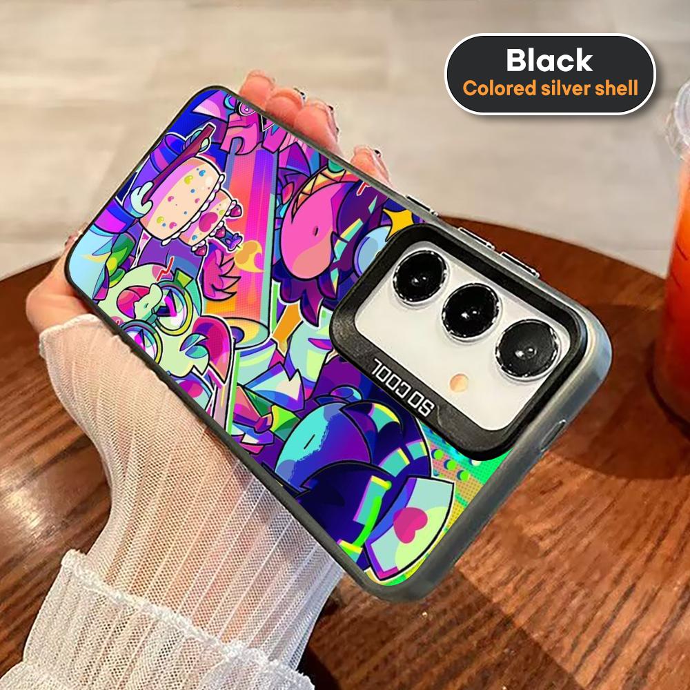 

New game deltarune Phone Case For Black lMDColor Silver Shell For Samsung A56 A16 A55 A15 A35 A25 A54 A14 A34 Galaxy A16