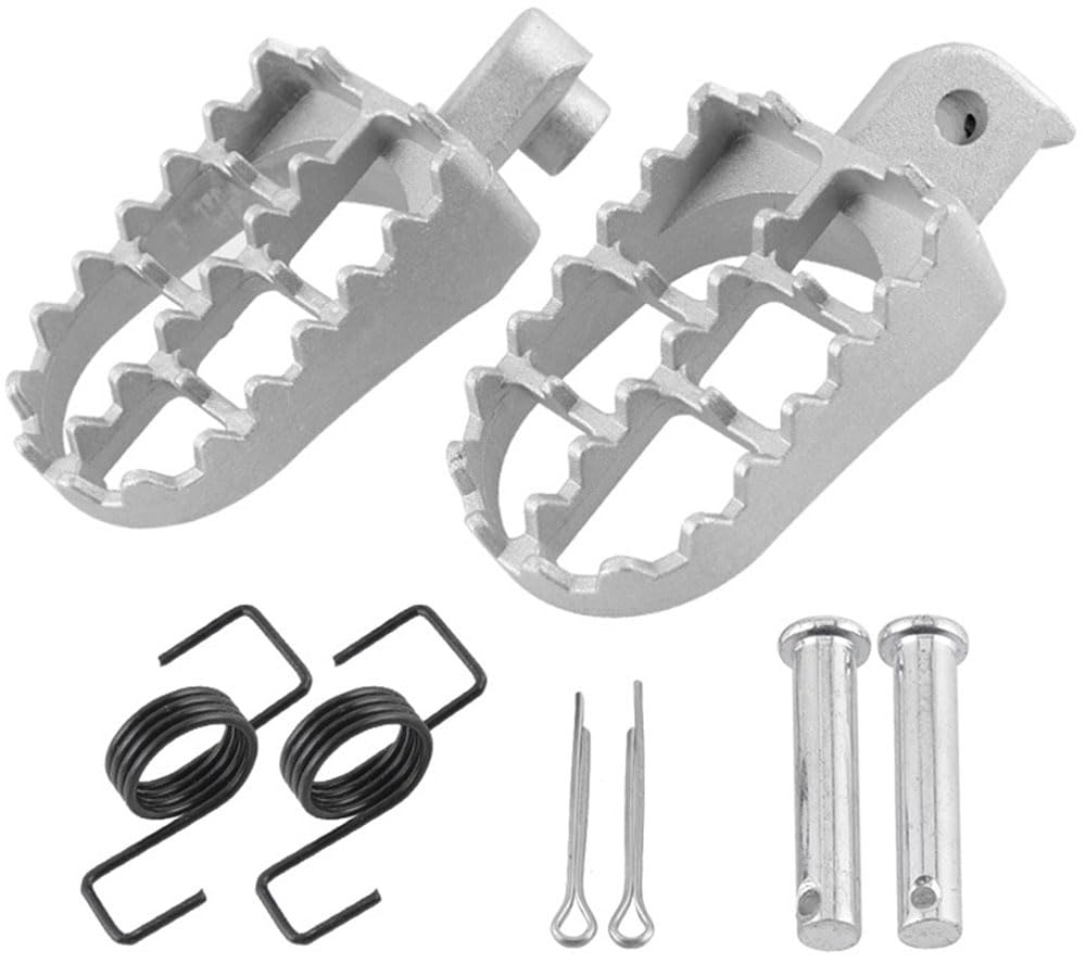 

Xiaozuoyue Подножка Подножка Широкая Подножка, Подходит для PW50 PW80 TW200 Педаль, Педаль (Серебряный цвет)