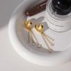 European and American stainless steel love stud earrings earrings do not fade titanium steel