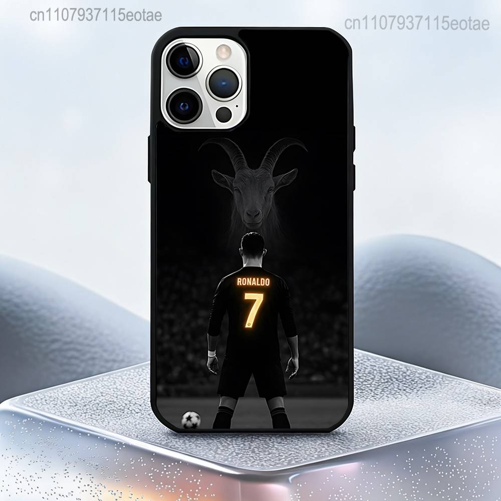 Fußball CR7 R-RoNaldo-ES Magnetisches Kabelloses Ladecase Für iPhone 11,12,13,14,15,16,17,Pro,Max,Plus Stoßfestes Cover