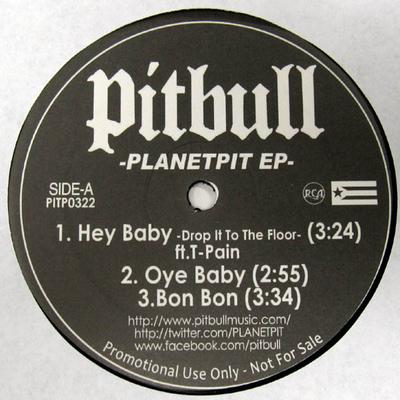 12inch Record PITBULL - Planet Pit EP PITP0322PROMO RCA 2011 UK Rap & Hip-Hop/R&B Used
