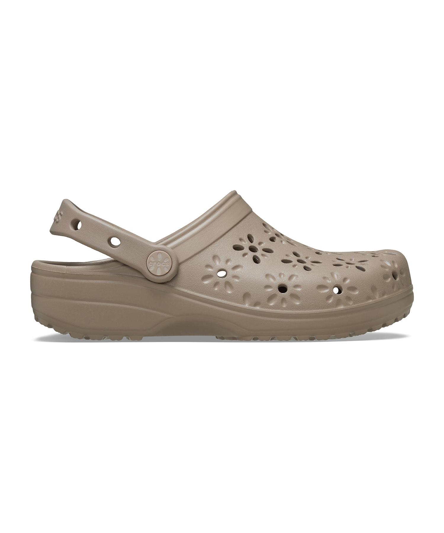 Crocs Classic Floral Cut-Out Clogs -