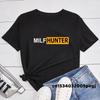 Koszulka Milf Hunter Zabawny Żart Męskie Koszulki z Krótkim Rękawem Kreatywny Design Męskie Topy Tee Homme Casual Streetwear