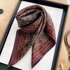 100% Czysty Jedwab Kwadratowy Szalik Vintage Wzór Paisley Bandana Zawiastka Szalik na Włosy Opaska do Włosów Poszetka Luksusowa Torebka na Krawat Dla Kobiet Prezent