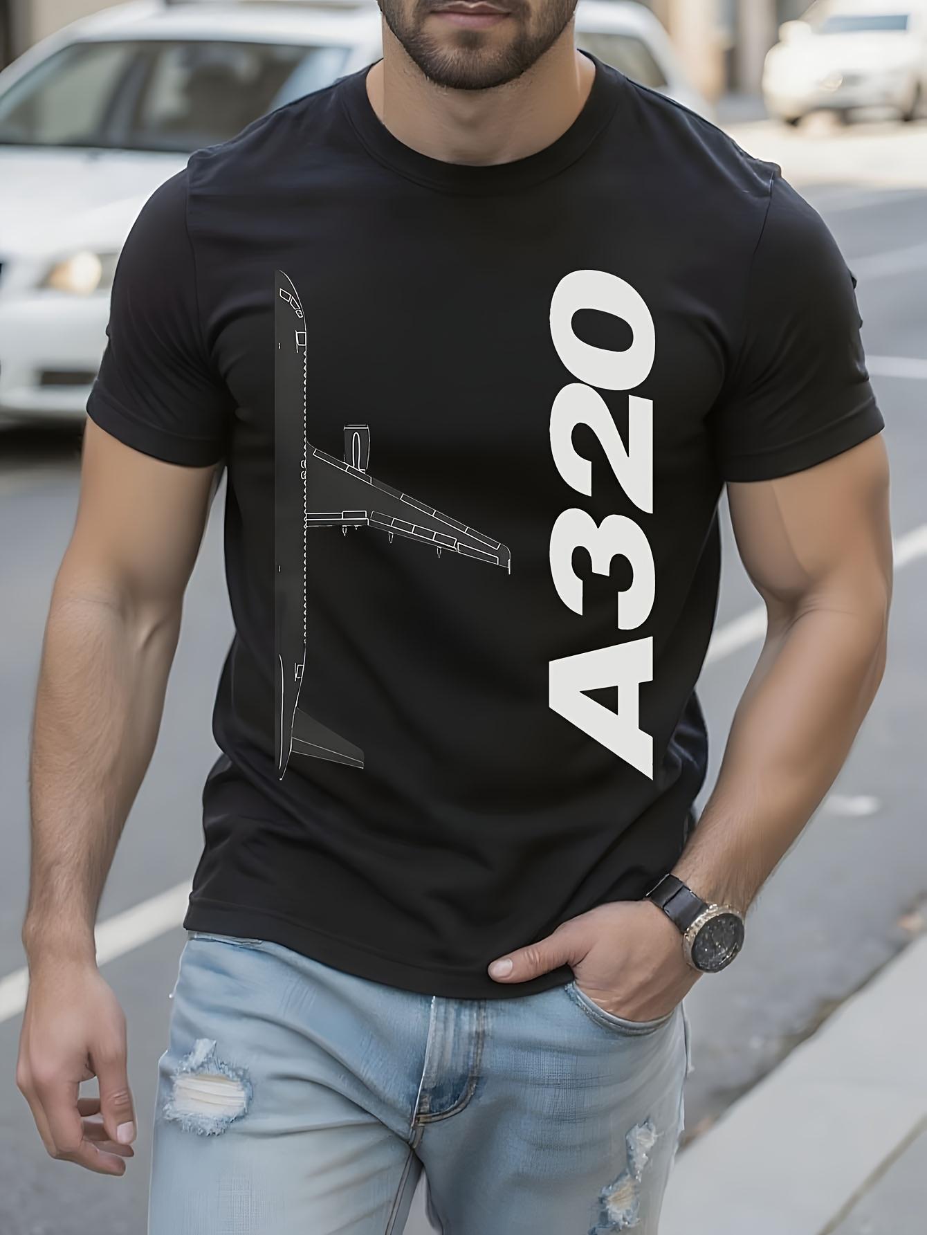 A3201 Airbus A3201 Graphic Tshirt Civil Aviation Pilot De... S