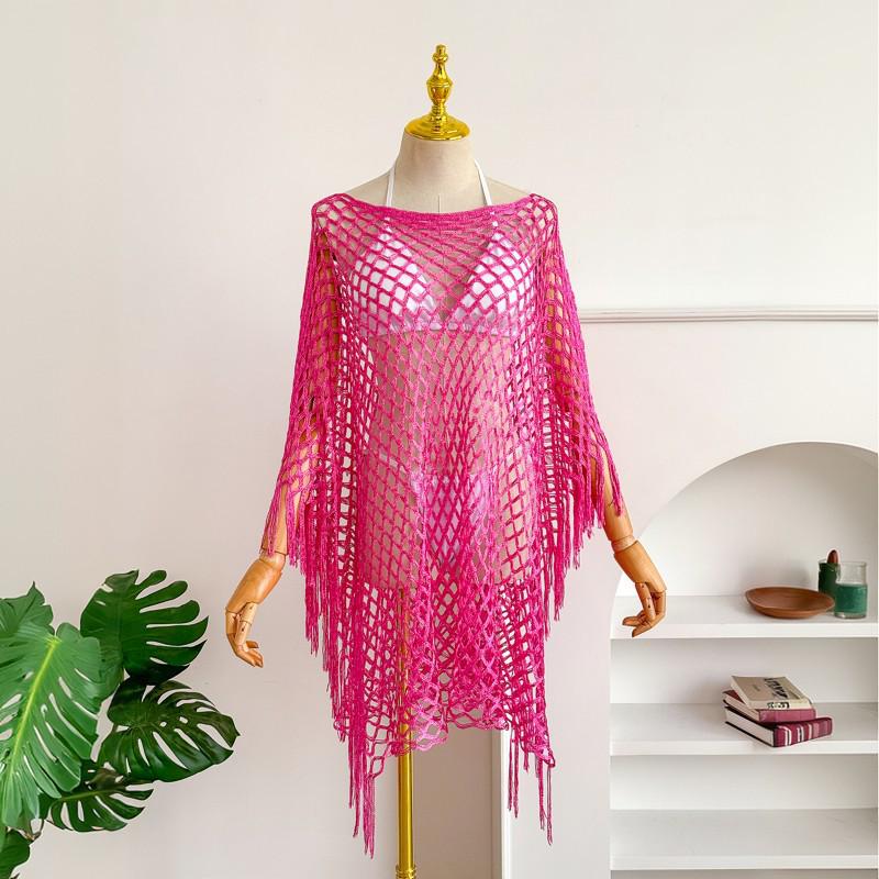 European Style Tassel Shawl Beach Cover-Up for Women