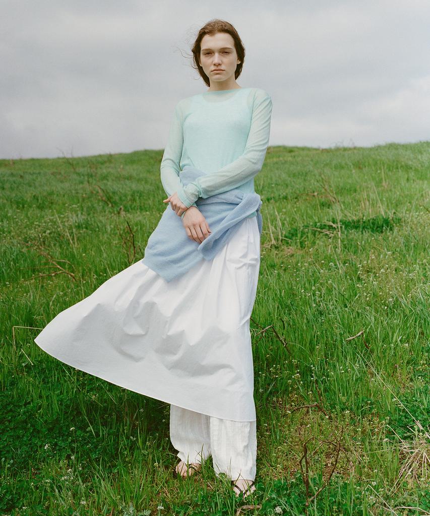 Leuba Layered Long Sleeve T-Shirt - Light Mint