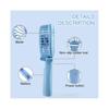 Mini Handheld Fan 2600mAh Battery Operated Fan 3 Speed Adjustable USB Rechargeable Portable Personal Fan Foldable Stroller Desk Table FanBlue