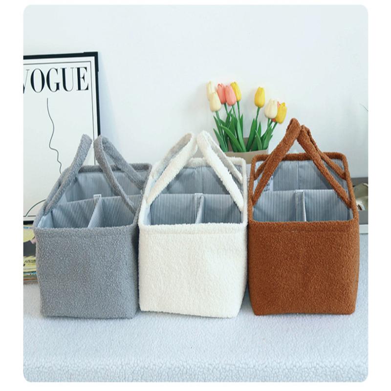 Felt Baby Diaper Caddy Organizer Bag Baby Diaper Bag Baby Shower Gift Nursery Storage Basket