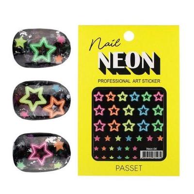 Passet Neon Art Sticker Neon-04 Star, Star (S2488772)