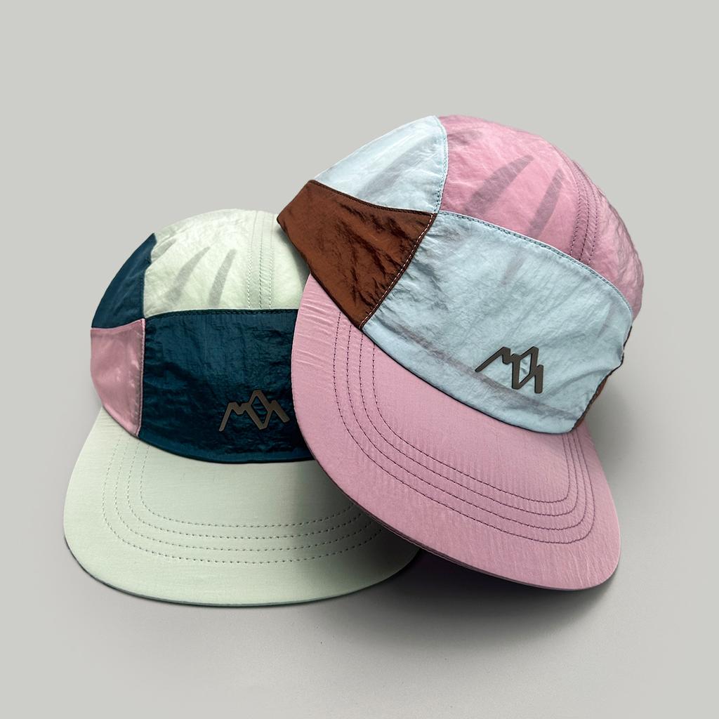 Japanese Flat-Brimmed Color Matching Patch Mountain Peak Quick-Drying Baseball Cap Men'S And Women'S Sunshade Casual Retro Cap