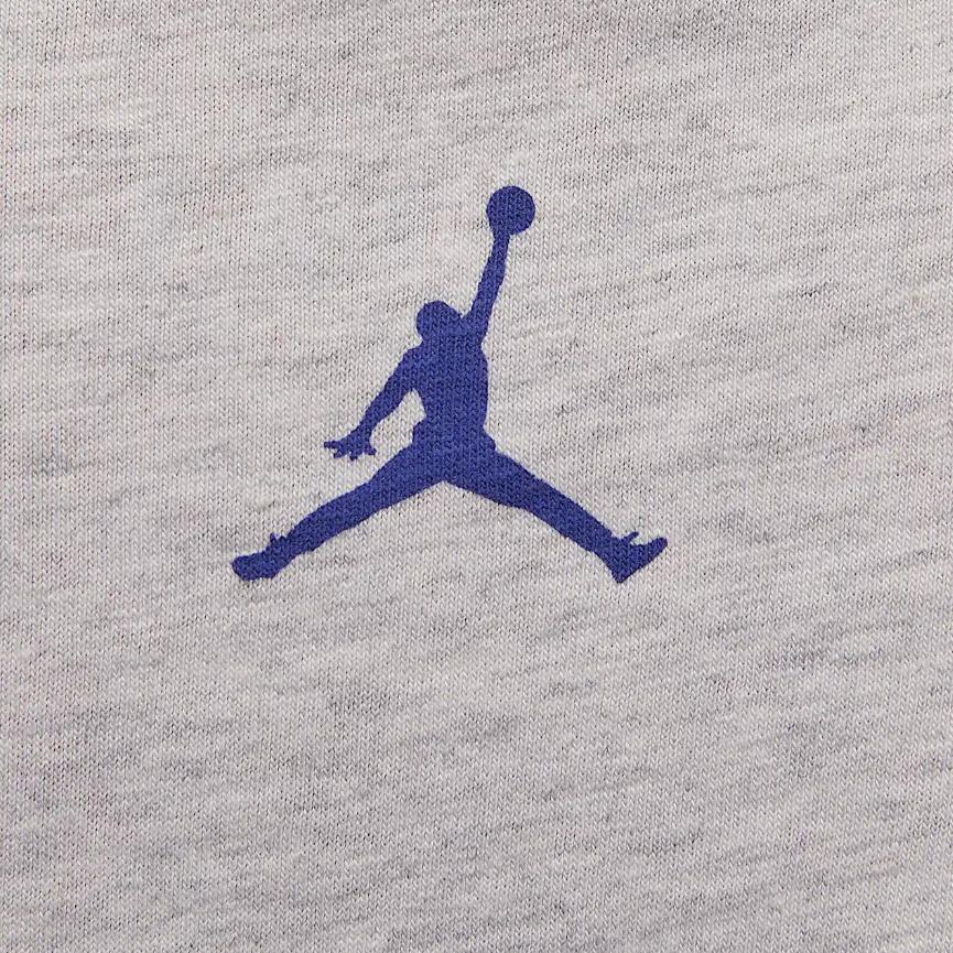 Jordan Comfortable Soft Fashionable Versatile Breathable Short Sleeve Drop Shoulder T-Shirt Women Tops Gray IB7035-051