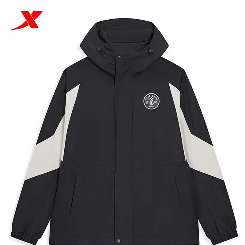 XTEP Men s Hooded Windproof Warm Jacket L