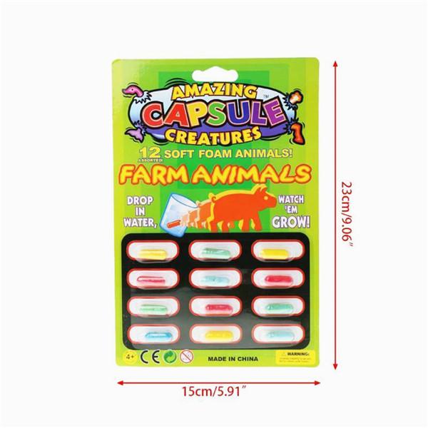 Magic Grow Capsules Baby Cognition Toys vzdělávací hračka větší ve vodě náhodné barvy