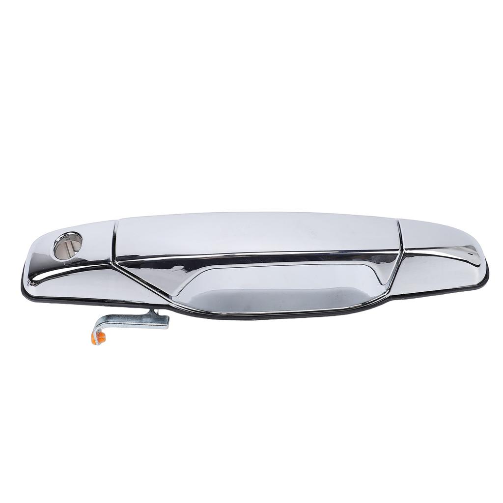 Front Chrome Exterior Door Handle Replacement for Chevy Silverado 1500 2500HD 3500HD Car Outer Door Handle Left Driver