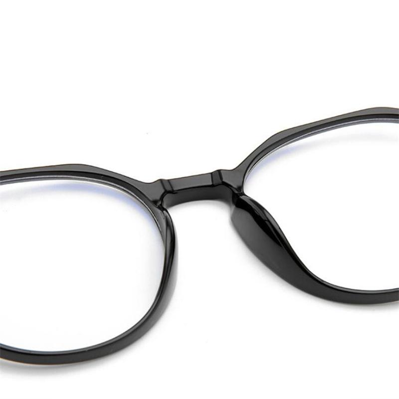 Blue Light Blocking TR90 Oval Nearsighted Glasses Transparent Gray Light-sensitive Diopter Glasses Prescription 0 -0.5 -0.75 To -6