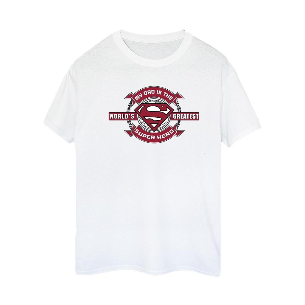 DC Comics Womens/Ladies Superman Super Hero Cotton Boyfriend T-Shirt