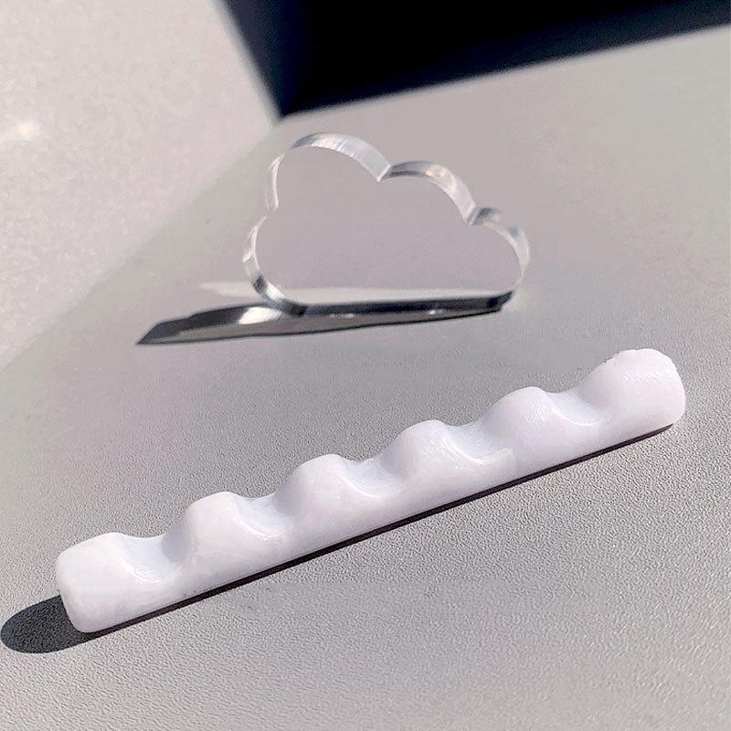 5 Grids Acrylic Nail Art Brush Rack Shelf Painting Pen Rest Holder Stand Colorful Uv Gel Brush Display Holder Manicure Salon