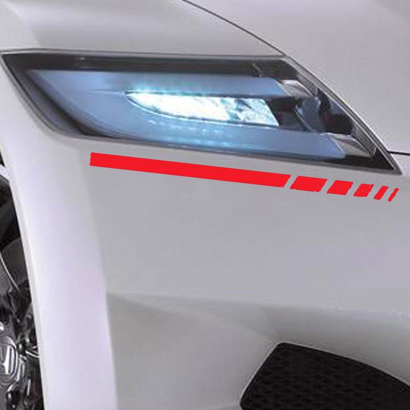 European & American SUV Arrow Stripe Rearview Mirror Reflective Cartoon Car Sticker
