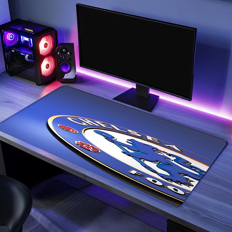 Chelsea FC logo Mouse Pad - Non-Slip Rubber Base, Smooth Surface for Work,Gaming,Office,And Home Use, Desk Mouse Pad