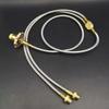Gas Cylinder Tube Double Head Connecting Adapter Flat Gas Tanks Pipe Connection Joint Outdoor Gas Tanks Hose Splitter