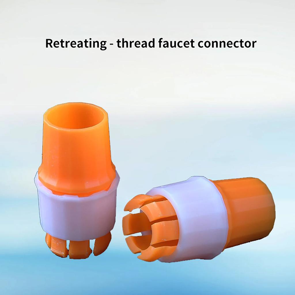 Universal Faucet Hose Connector Leak-proof Threaded Design Adapter Hose Water Tap for Garden Irrigation Faucet Interface