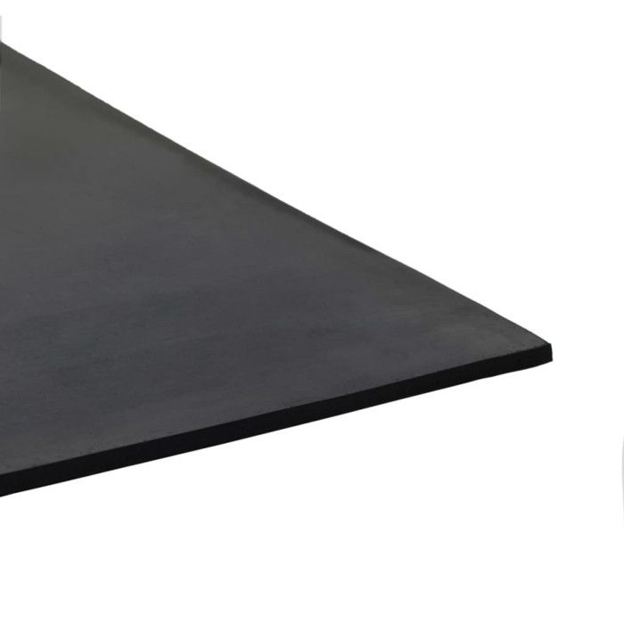VidaXL Tapis Revêtement de Sol Intérieur Maison Garage Bureau Atelier Salle de Sport Caoutchouc Antidérapant 1,2x2 m 4 mm 143961