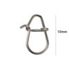 Fishing Accessories Stainless Steel 0.6mm Fish Hook Pins Safety Snaps Fast Clip Lock Lure Connector