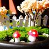 10/50/100Pcs Mini Mushroom Garden Ornament Miniature Plant Pots Fairy DIY Decoraton Dollhouse Garden Decor Mushroom Decorative