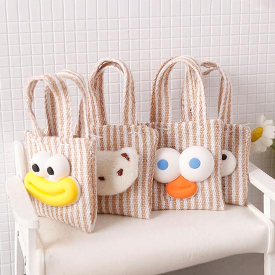 Lot De 6 Mini Sacs à Dos Nizirioo - Accessoires Scolaires Miniature Pour Poupées - 8 Cm - Multicolore