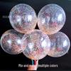 12" Transparent Sequin Balloon with Confetti - Colored Balloon for Christmas Party Decor
