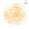 100Pcs 11Mm 12Mm 13Mm 15Mm 20Mm 30Mm Round Stainless Steel Ring For Chandelier  Bead Pendant Part Light Curtain Connector