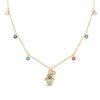 Sparkling New copper Shining Stars Infinity Knot Collier Embracing Halo Necklaces Elegant Birthday Gifts Ideal For Ladies