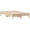 Solid Wood Bed Without Mattress 150x200 Cm Pine Wood
