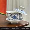 Ceramic Sancai Gaiwan Tea Bowl