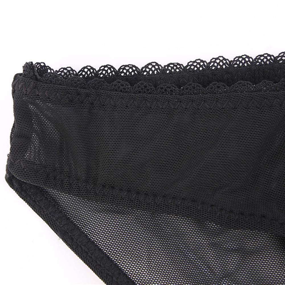European Ultrathin Varsbaby American Transparent Mesh Lingerie Set