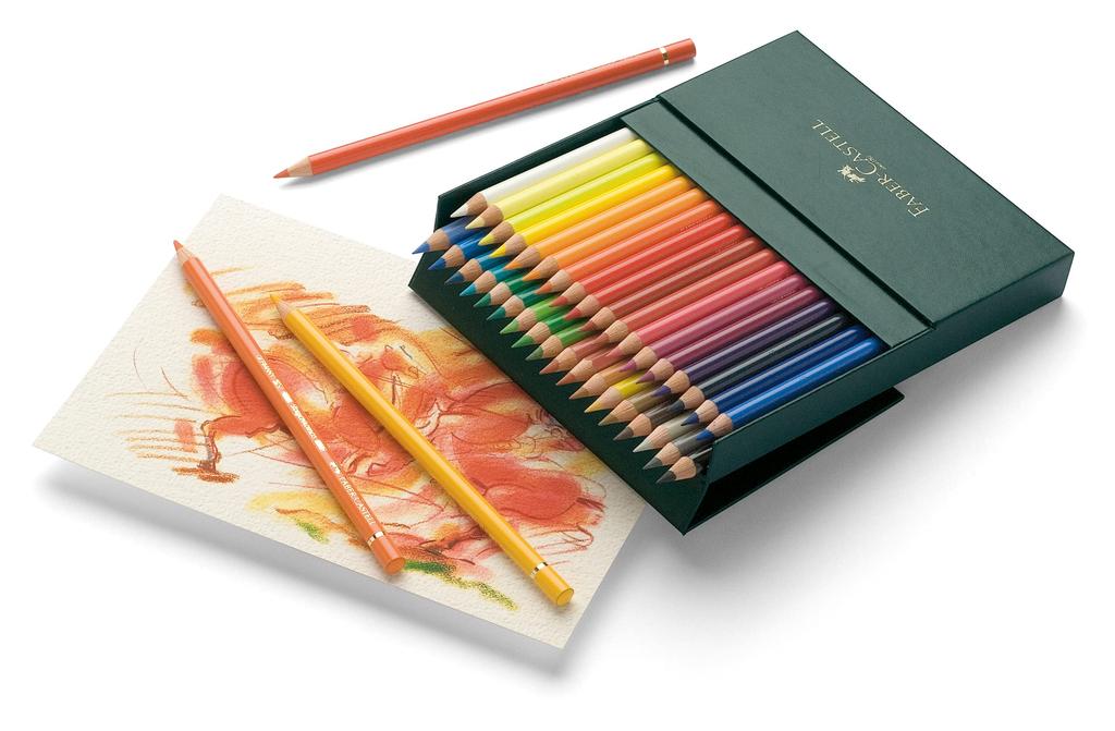 Polychromos Colored Studio Box Set Japanese Faber-Castell Pencils, 36-Color (110038) [Official Product]