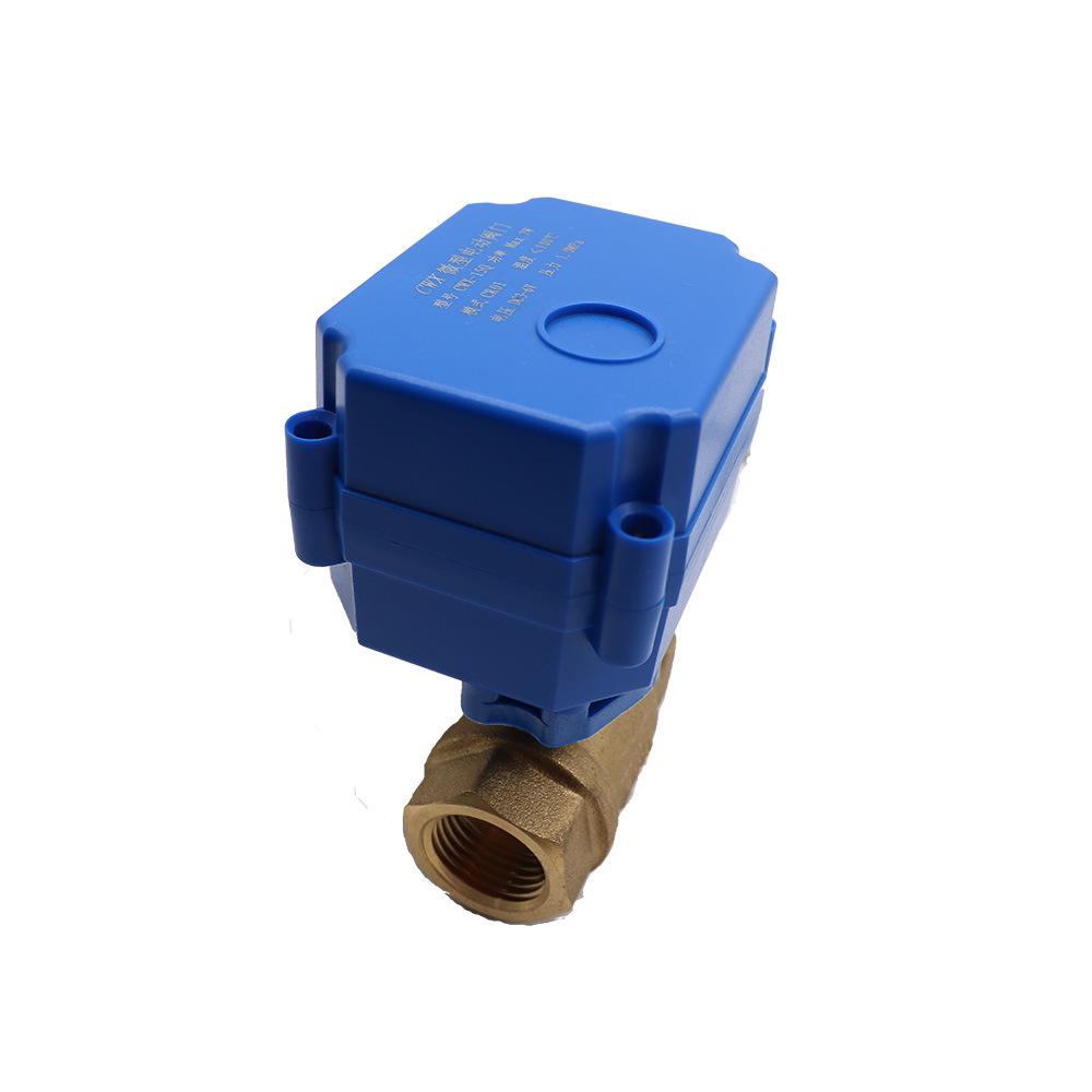 Micro Electric DN15 School Water Control Normally Closed Brass Solenoid Ball Valve